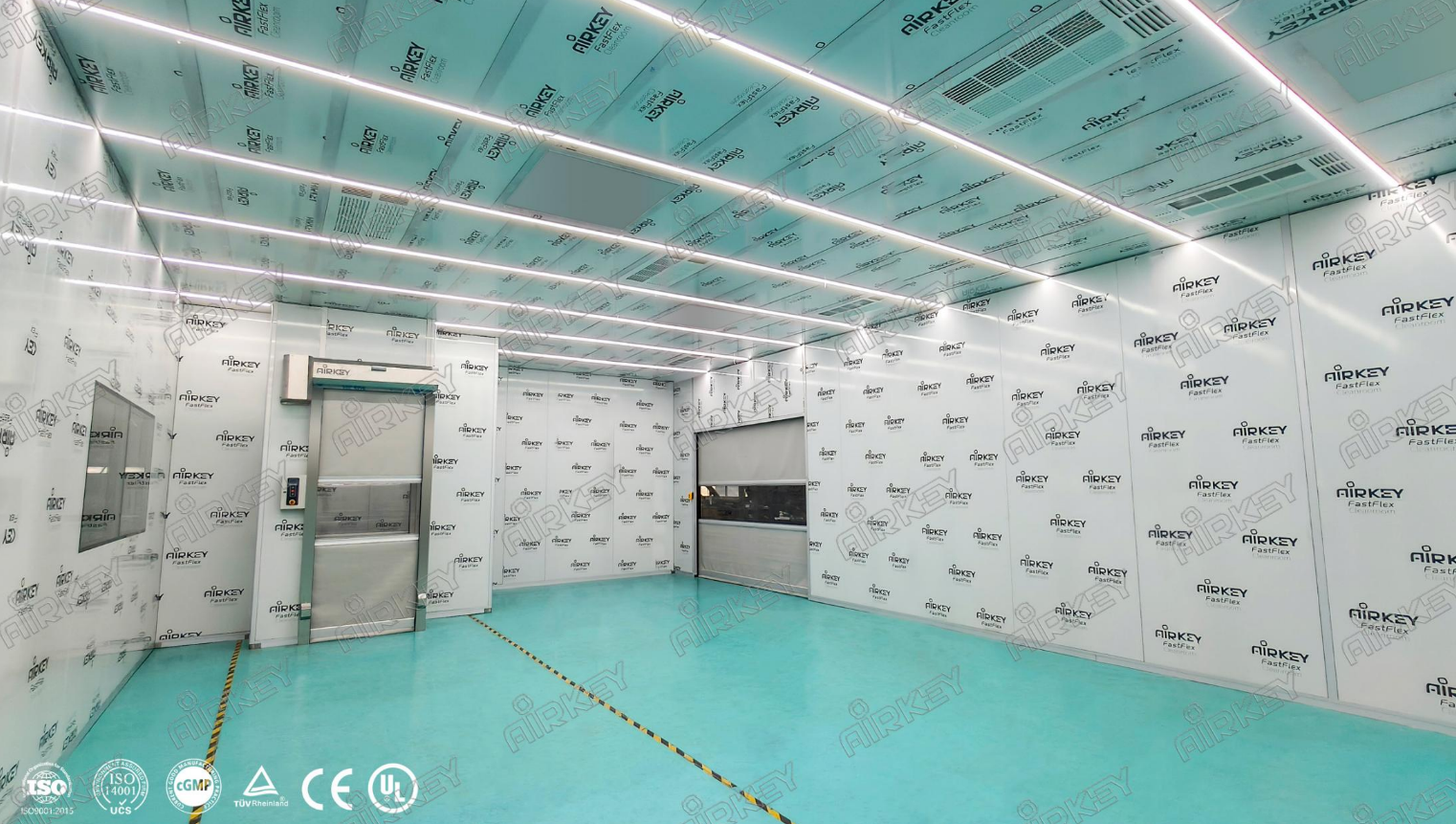 modular cleanroom for a semiconductor chip