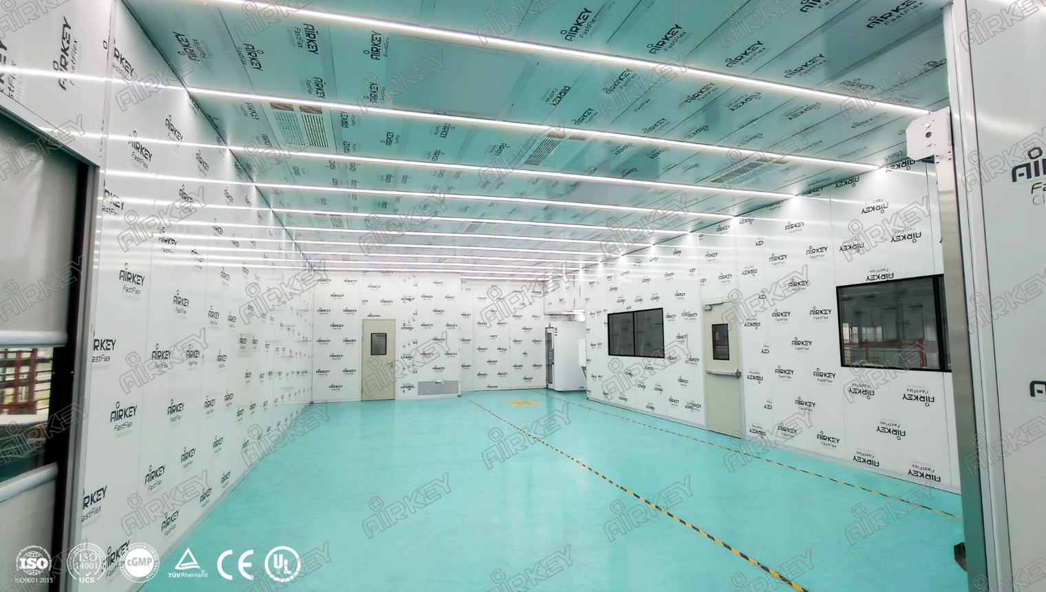 modular cleanroom for a semiconductor chip