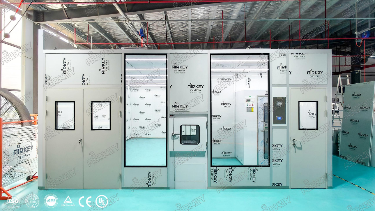 ISO 6 Modular Cleanroom for Neutron Generator Manufacturing