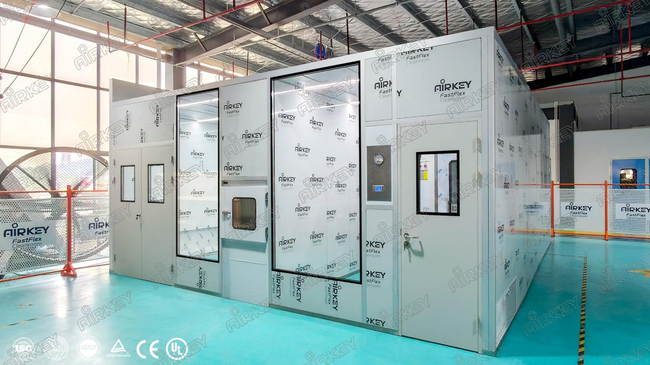 ISO 6 Modular Cleanroom for Neutron Generator Manufacturing