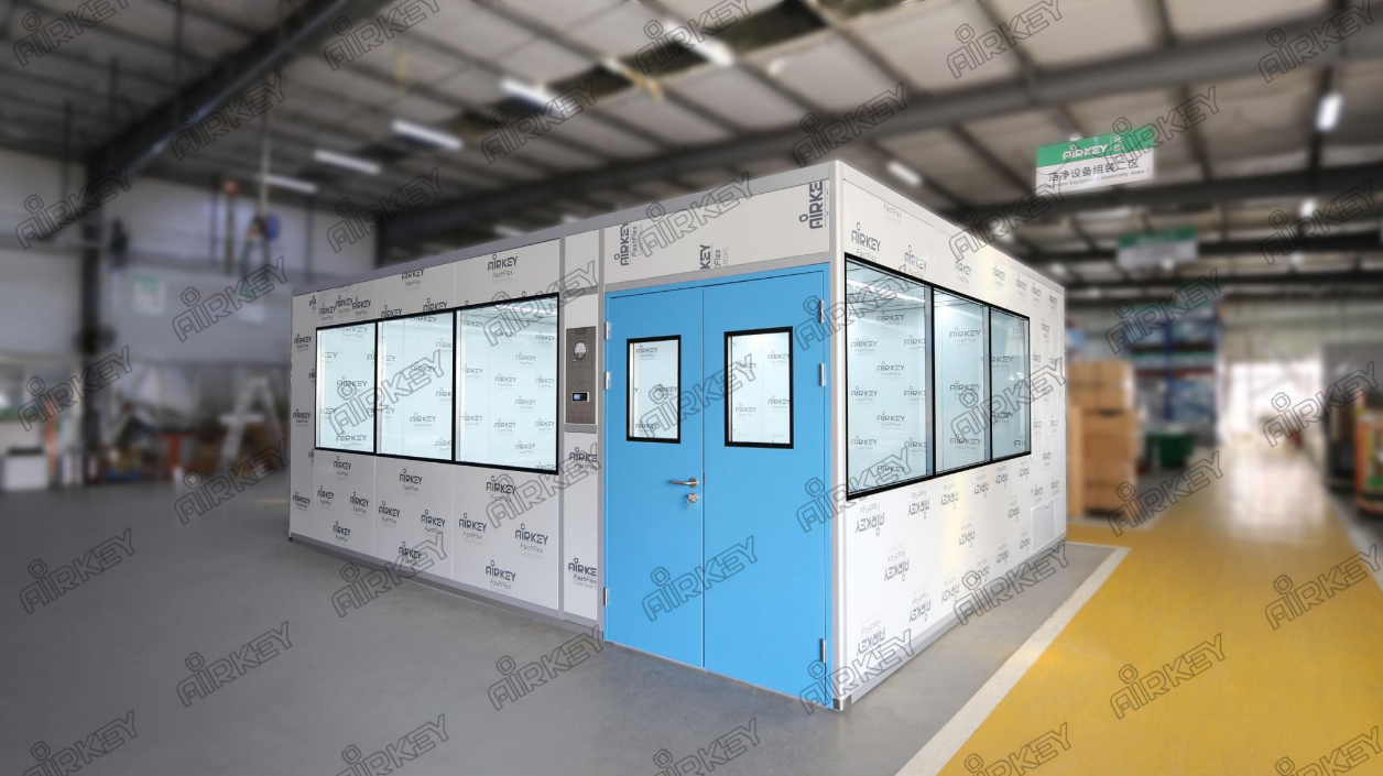 cosmetics cleanroom, ISO 8 modular cleanroom