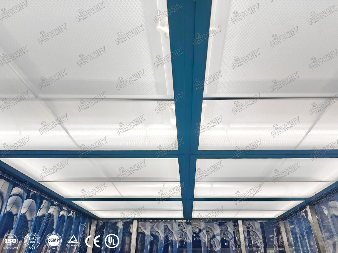 Mobile Grade A laminar airflow hood for sterile pharmaceutical manufacturing