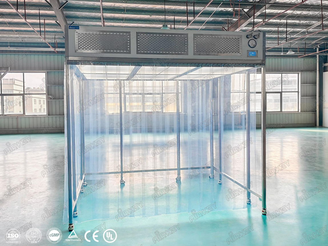 SS304 pharmaceutical laminar airflow hood with H14 HEPA filter