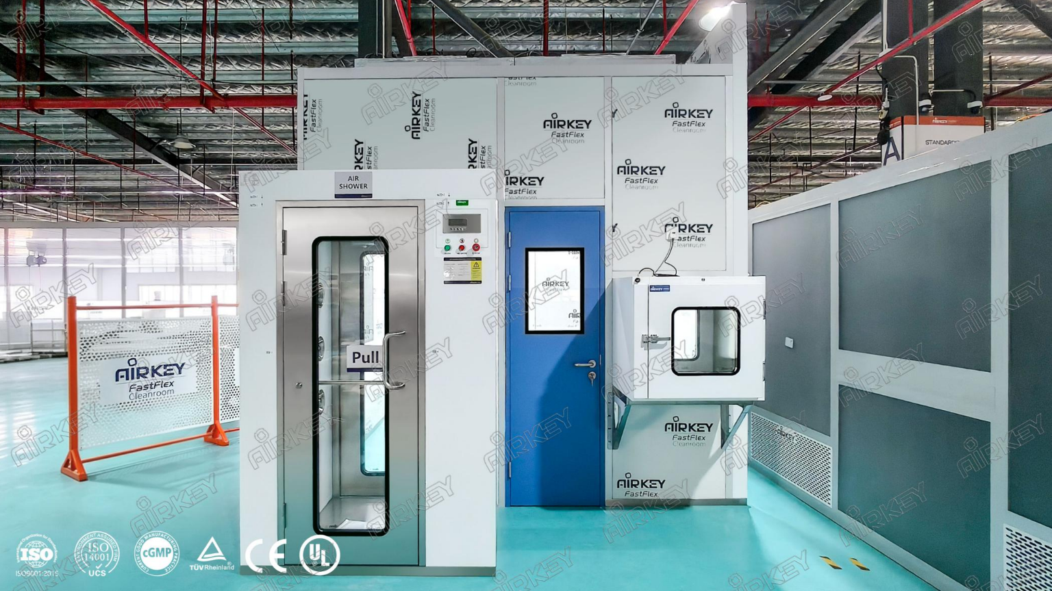 ISO 5 modular cleanroom for medical research in Singapore