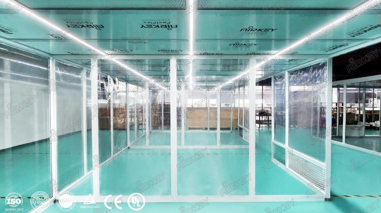Airkey ISO 7 pharmaceutical modular cleanroom